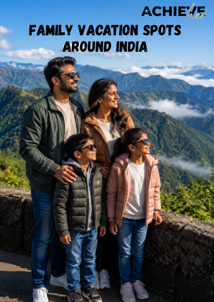 Family Vacation Spots Around India
