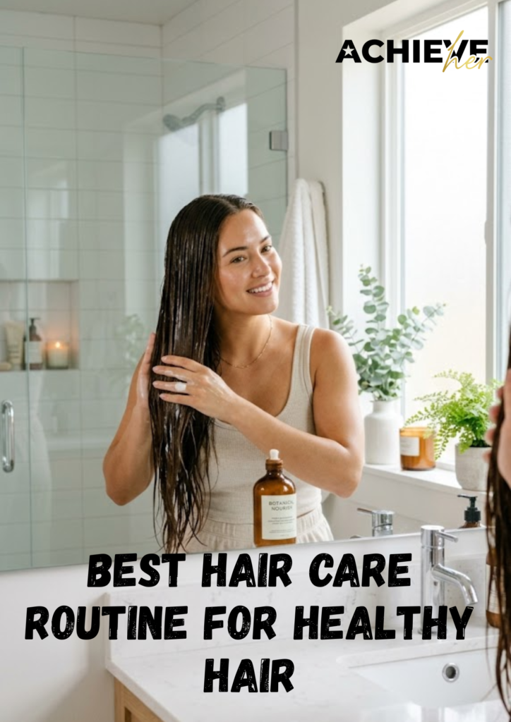 best hair care routine for healthy hair